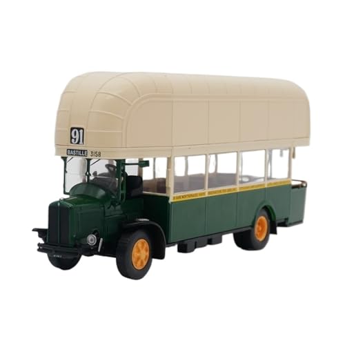 XIYUEYING Supercar 1:43 TN4F Gasbus, Französischer Reisebus, Nostalgisches Retro-Automodell, Statische Ausstellungssammlung Kraftfahrzeuge von XIYUEYING