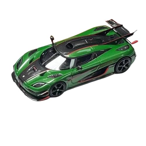 XIYUEYING Supercar 1:64 Koenigsegg One 1 Resin-Modellauto, Limitierte Auflage 599 Kraftfahrzeuge(Green) von XIYUEYING