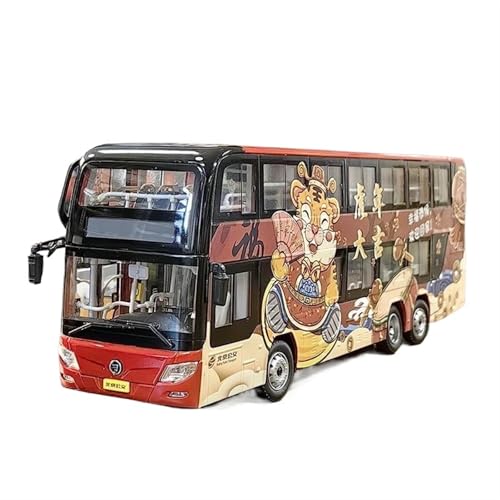 XIYUEYING Supercar Maßstab 1:43 Diecast Alloy Beijing New Energy Double Decker Bus Spielzeug Autos Modell Geschenke Statische Anzeige Kraftfahrzeuge(Red) von XIYUEYING