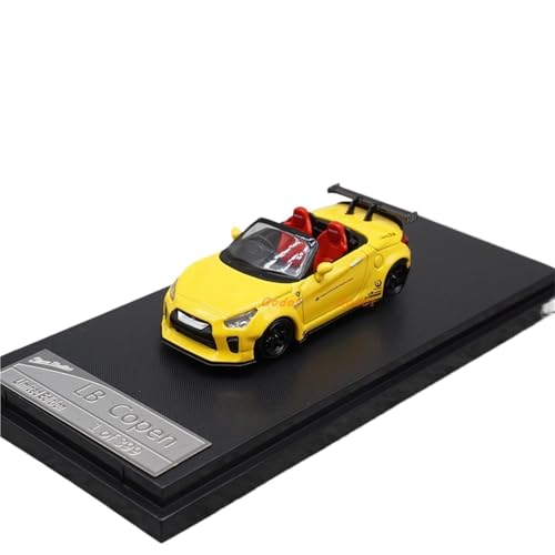 Supercar Maßstab 1:64 Diecast Alloy Nissan Boy Toys Cars Model Classics Adult Gifts Kraftfahrzeuge(Yellow) von XIYUEYING