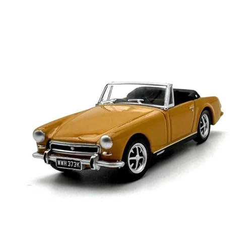 XIYUEYING Supercar Maßstab 1:76, Druckguss-Legierung, MG-MKll, Spielzeug, Cabrio-Sportwagen, Modell, Geschenk, Statische Anzeige Kraftfahrzeuge(Brass) von XIYUEYING