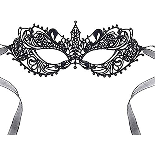 XJKLBYQ Luxus Maskerade Maske Womens Lace Eye Maske, von XJKLBYQ