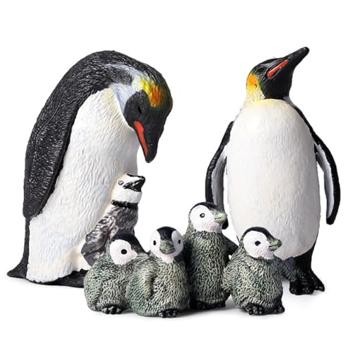 XJKLBYQ Mini Penguin -Figuren, 3pcs Plastische Arktische Tiere, frühe Bildungstierfiguren für Partybevorzugungen Kuchen -Topper -Geburtstagsgeschenk von XJKLBYQ