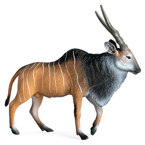 XJKLBYQ Realistische Tierfiguren, Spiralhorn-Plastikmodell, unterhaltsame pädagogische Wildtier-Wildtierspielzeug für Jungens, Mädchen und Kinder im Alter von 3+ von XJKLBYQ