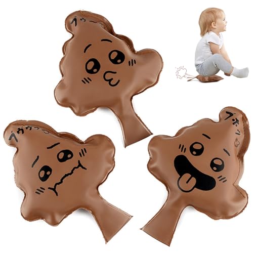 XJKLBYQ Selbstbläuendes Whoopie -Kissen, 3PCS Whoopee Fart Toy, klassisches Streichspielzeug für Jungens und Mädchen, Partybevorzugungen und Knebelgeschenke für Kinder, Whoopie Macht Benzingeräusche von XJKLBYQ