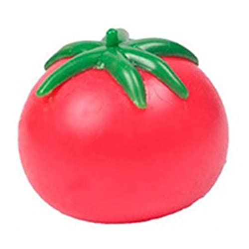 XJKLBYQ Tomaten -Squeeze -Spielzeug simulierte weiche Angst Reduzierer Stressabbau Spielzeug für Kinder Erwachsene Stress Relief Squeeze Ball Spielzeug von XJKLBYQ