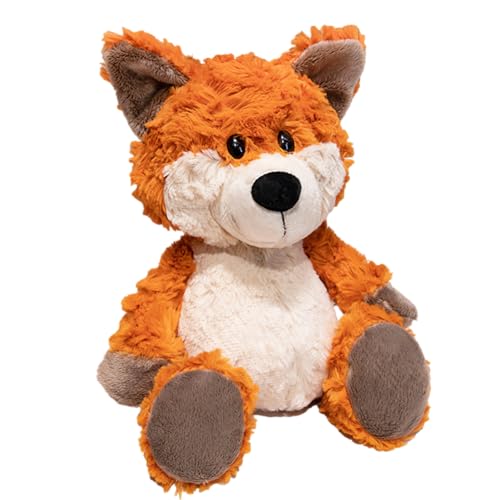 XJRDTOL 25CM Fuchs Stofftier Klein, Kuscheliger Fuchs Plüsch, Fuchs Plüsch Puppe, Niedliche Tier Plüsch Spielzeug Kissen für Kinder Spielen Home Dekoration von XJRDTOL