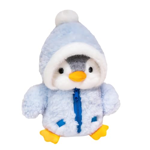 XJRDTOL Kuscheltier Pinguin Plüsch, 25cm Pinguin Stofftier Plüschtier, Kuscheltier Pinguin Plüschtier Für Kinder, Pudgy Penguins Plush, Pinguin Plüsch Spielzeug, Geeignet Für Jungen Und Mädchen Kinder von XJRDTOL