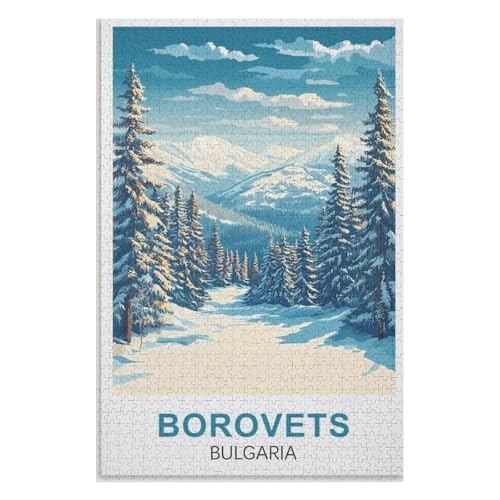 Klassische Puzzle für Erwachsene Teenager Freizeit Spaß Spiel Spielzeug Geeignet,Borovets Bulgarien,Lernspielzeug FüR Kinder 52x38 Papier Puzzle,AA-1120 Klassische Puzzle für Erwachsene Teenager Freizeit Spaß Spiel Spielzeug Geeignet,Borovets Bulgarien,Lernspielzeug FüR Kinder 52x38 Papier Puzzle,AA-1120 von XJUfW