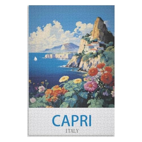 Klassische Puzzle für Erwachsene Teenager Freizeit Spaß Spiel Spielzeug Geeignet,Capri Italien,Lernspielzeug FüR Kinder 52x38 Papier Puzzle,AA-1432 Klassische Puzzle für Erwachsene Teenager Freizeit Spaß Spiel Spielzeug Geeignet,Capri Italien,Lernspielzeug FüR Kinder 52x38 Papier Puzzle,AA-1432 von XJUfW