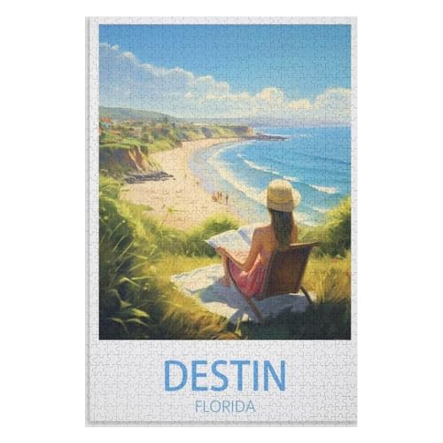 Klassische Puzzle für Erwachsene Teenager Freizeit Spaß Spiel Spielzeug Geeignet,Destin Florida,Lernspielzeug FüR Kinder 38x26,Papier Puzzle,AA-228 Klassische Puzzle für Erwachsene Teenager Freizeit Spaß Spiel Spielzeug Geeignet,Destin Florida,Lernspielzeug FüR Kinder 38x26,Papier Puzzle,AA-228 von XJUfW