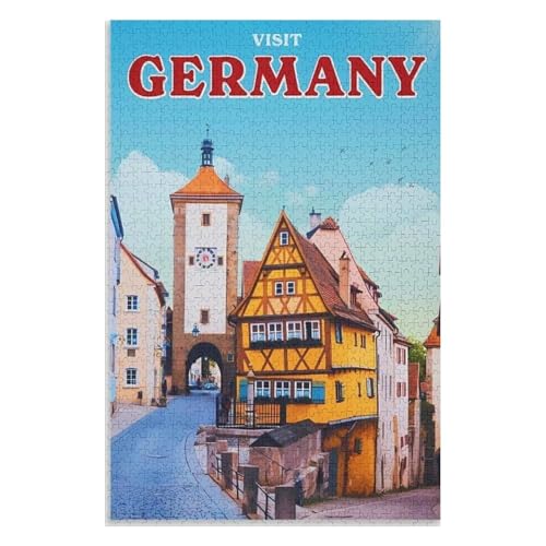 Klassische Puzzle für Erwachsene Teenager Freizeit Spaß Spiel Spielzeug Geeignet,Deutschland,Lernspielzeug FüR Kinder 52x38 Papier Puzzle,AA-136 Klassische Puzzle für Erwachsene Teenager Freizeit Spaß Spiel Spielzeug Geeignet,Deutschland,Lernspielzeug FüR Kinder 52x38 Papier Puzzle,AA-136 von XJUfW