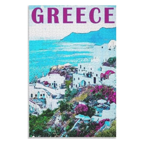 Klassische Puzzle für Erwachsene Teenager Freizeit Spaß Spiel Spielzeug Geeignet,Griechenland,Lernspielzeug FüR Kinder 52x38 Papier Puzzle,AA-480 Klassische Puzzle für Erwachsene Teenager Freizeit Spaß Spiel Spielzeug Geeignet,Griechenland,Lernspielzeug FüR Kinder 52x38 Papier Puzzle,AA-480 von XJUfW