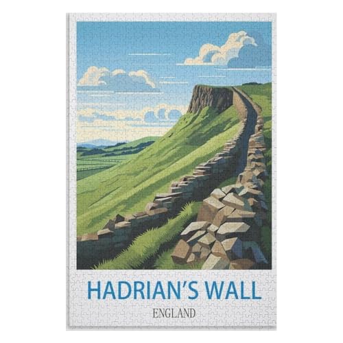 Klassische Puzzle für Erwachsene Teenager Freizeit Spaß Spiel Spielzeug Geeignet,Hadrianswall England,Lernspielzeug FüR Kinder 52x38 Papier Puzzle,AA-1484 Klassische Puzzle für Erwachsene Teenager Freizeit Spaß Spiel Spielzeug Geeignet,Hadrianswall England,Lernspielzeug FüR Kinder 52x38 Papier Puzzle,AA-1484 von XJUfW