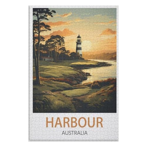 Klassische Puzzle für Erwachsene Teenager Freizeit Spaß Spiel Spielzeug Geeignet,Hafen Australien,Lernspielzeug FüR Kinder 38x26,Papier Puzzle,AA-560 Klassische Puzzle für Erwachsene Teenager Freizeit Spaß Spiel Spielzeug Geeignet,Hafen Australien,Lernspielzeug FüR Kinder 38x26,Papier Puzzle,AA-560 von XJUfW