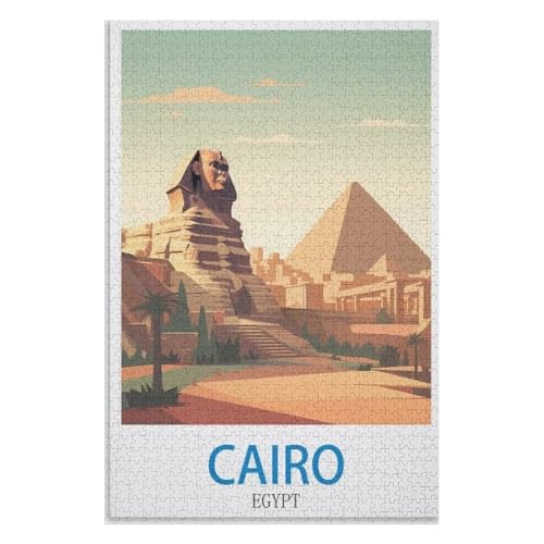 Klassische Puzzle für Erwachsene Teenager Freizeit Spaß Spiel Spielzeug Geeignet,Kairo Ägypten,Lernspielzeug FüR Kinder 38x26,Papier Puzzle,AA-1456 Klassische Puzzle für Erwachsene Teenager Freizeit Spaß Spiel Spielzeug Geeignet,Kairo Ägypten,Lernspielzeug FüR Kinder 38x26,Papier Puzzle,AA-1456 von XJUfW