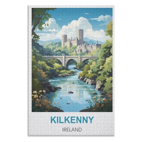 Klassische Puzzle für Erwachsene Teenager Freizeit Spaß Spiel Spielzeug Geeignet,Kilkenny Irland,Lernspielzeug FüR Kinder 38x26,Papier Puzzle,AA-1468 Klassische Puzzle für Erwachsene Teenager Freizeit Spaß Spiel Spielzeug Geeignet,Kilkenny Irland,Lernspielzeug FüR Kinder 38x26,Papier Puzzle,AA-1468 von XJUfW