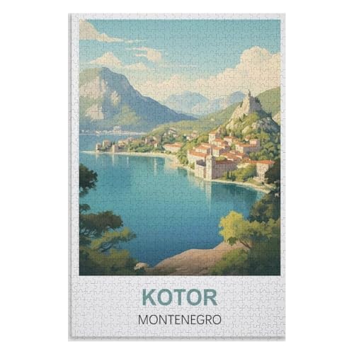 Klassische Puzzle für Erwachsene Teenager Freizeit Spaß Spiel Spielzeug Geeignet,Kotor Montenegro,Lernspielzeug FüR Kinder 52x38 Papier Puzzle,AA-1048 Klassische Puzzle für Erwachsene Teenager Freizeit Spaß Spiel Spielzeug Geeignet,Kotor Montenegro,Lernspielzeug FüR Kinder 52x38 Papier Puzzle,AA-1048 von XJUfW