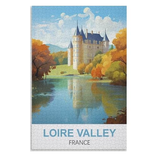 Klassische Puzzle für Erwachsene Teenager Freizeit Spaß Spiel Spielzeug Geeignet,Loiretal Frankreich,Lernspielzeug FüR Kinder 38x26,Papier Puzzle,AA-1064 Klassische Puzzle für Erwachsene Teenager Freizeit Spaß Spiel Spielzeug Geeignet,Loiretal Frankreich,Lernspielzeug FüR Kinder 38x26,Papier Puzzle,AA-1064 von XJUfW