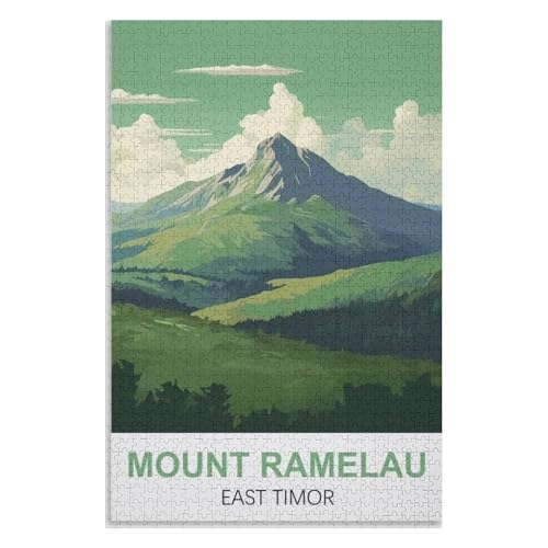 Klassische Puzzle für Erwachsene Teenager Freizeit Spaß Spiel Spielzeug Geeignet,Mount Ramelau Osttimor,Lernspielzeug FüR Kinder 52x38 Papier Puzzle,AA-1188 Klassische Puzzle für Erwachsene Teenager Freizeit Spaß Spiel Spielzeug Geeignet,Mount Ramelau Osttimor,Lernspielzeug FüR Kinder 52x38 Papier Puzzle,AA-1188 von XJUfW
