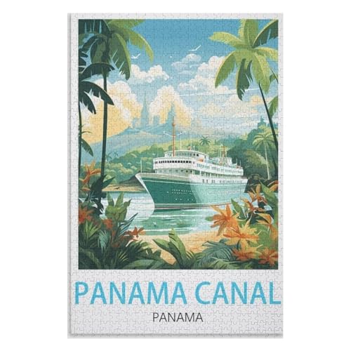 Klassische Puzzle für Erwachsene Teenager Freizeit Spaß Spiel Spielzeug Geeignet,Panamakanal,Lernspielzeug FüR Kinder 52x38 Papier Puzzle,AA-1264 Klassische Puzzle für Erwachsene Teenager Freizeit Spaß Spiel Spielzeug Geeignet,Panamakanal,Lernspielzeug FüR Kinder 52x38 Papier Puzzle,AA-1264 von XJUfW