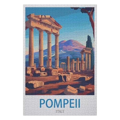 Klassische Puzzle für Erwachsene Teenager Freizeit Spaß Spiel Spielzeug Geeignet,Pompeji Italien,Lernspielzeug FüR Kinder 52x38 Papier Puzzle,AA-1444 Klassische Puzzle für Erwachsene Teenager Freizeit Spaß Spiel Spielzeug Geeignet,Pompeji Italien,Lernspielzeug FüR Kinder 52x38 Papier Puzzle,AA-1444 von XJUfW