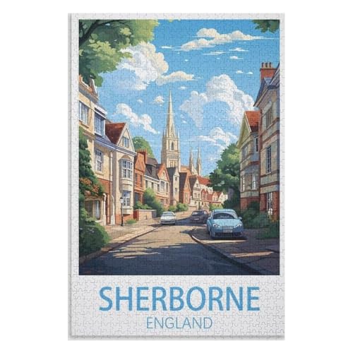 Klassische Puzzle für Erwachsene Teenager Freizeit Spaß Spiel Spielzeug Geeignet,Sherborne England,Lernspielzeug FüR Kinder 38x26,Papier Puzzle,AA-888 Klassische Puzzle für Erwachsene Teenager Freizeit Spaß Spiel Spielzeug Geeignet,Sherborne England,Lernspielzeug FüR Kinder 38x26,Papier Puzzle,AA-888 von XJUfW