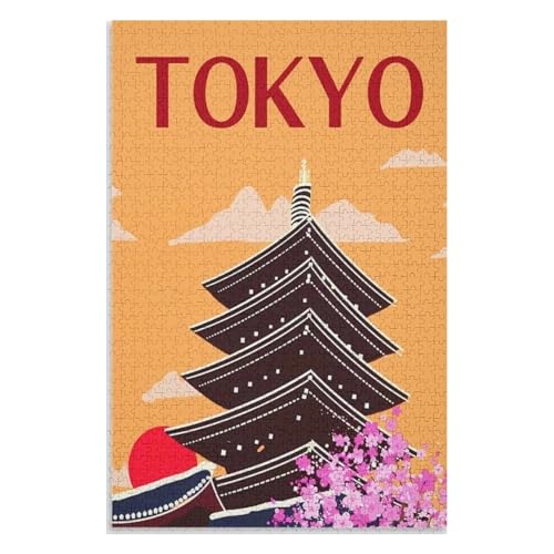 Klassische Puzzle für Erwachsene Teenager Freizeit Spaß Spiel Spielzeug Geeignet,Tokio,Lernspielzeug FüR Kinder 38x26,Papier Puzzle,AA-320 Klassische Puzzle für Erwachsene Teenager Freizeit Spaß Spiel Spielzeug Geeignet,Tokio,Lernspielzeug FüR Kinder 38x26,Papier Puzzle,AA-320 von XJUfW