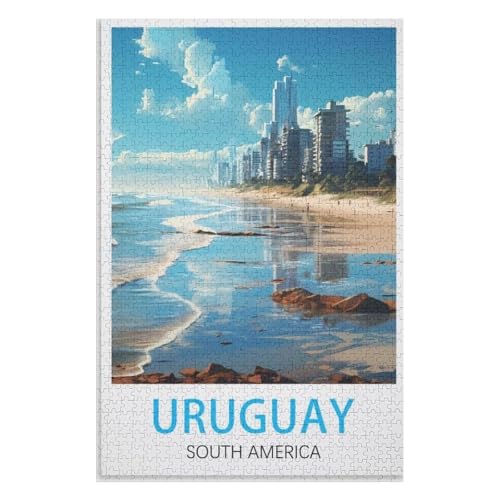 Klassische Puzzle für Erwachsene Teenager Freizeit Spaß Spiel Spielzeug Geeignet,Uruguay,Lernspielzeug FüR Kinder 38x26,Papier Puzzle,AA-500 Klassische Puzzle für Erwachsene Teenager Freizeit Spaß Spiel Spielzeug Geeignet,Uruguay,Lernspielzeug FüR Kinder 38x26,Papier Puzzle,AA-500 von XJUfW
