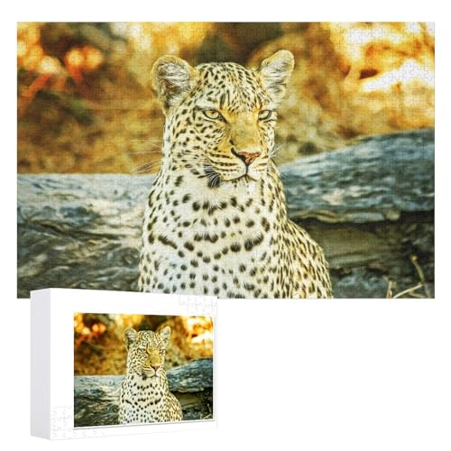 Wohnkultur Geburtstag ，Challenging Games Moderne Lernspiel Stress Relief ，1000 StüCk，Gepard Puzzle 1000 Teile，，Lernspielzeug FüR Kinder 75x50，Holz Puzzle von XJUfW