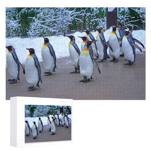 Wohnkultur Geburtstag ，Challenging Games Moderne Lernspiel Stress Relief ，1000 StüCk，Pinguine Puzzle 1000 Teile ，，Lernspielzeug FüR Kinder 52x38 Papier Puzzle von XJUfW