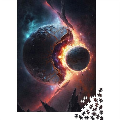 1000 Teile „Colors of Space Planet2“ für Erwachsene. Schwierige Puzzles für Erwachsene. Nachhaltiges Puzzle für Erwachsene. Spiele 1000 Teile (75 x 50 cm) von XJmoney