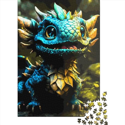 1000 Teile Drache für Kinder Schwierige Puzzles Holzpuzzles Holzpuzzles Spielspielzeug für Kinder 1000 Teile (75x50cm) Herausforderndes Puzzle von XJmoney