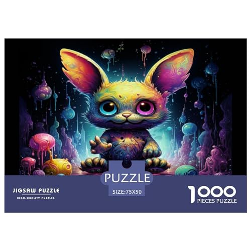 1000-teilige Puzzles für Erwachsene, animierte_Charakter-Puzzles für Erwachsene und Kinder, Puzzles, 1000-teiliges Spiel, Spielzeug für Erwachsene, Familienpuzzles, Geschenk, 1000 Stück (75 x 50 cm) von XJmoney