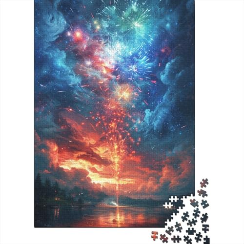 1000-teiliges Puzzle, Kunst, Fantastische Landschaft, Puzzles für Kinder, Holzpuzzles, Lernspiele für Kinder und Jugendliche, 1000 Stück (75 x 50 cm) von XJmoney