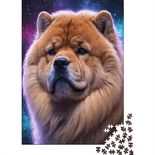 1000-teiliges Puzzle, Kunst, Weltraumhunde, Puzzle für Kinder, Holzbrett-Puzzle, Heimdekoration, Puzzle-Spielzeug, 1000 Stück (75 x 50 cm) von XJmoney