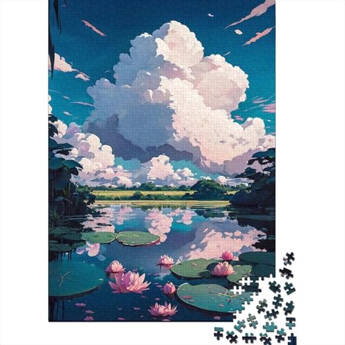 1000-teiliges Puzzle im japanischen Stil für Erwachsene, Brain-Challenge-Puzzle für Teenager, Unmögliches Puzzle, 1000 Teile (75 x 50 cm) von XJmoney