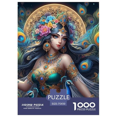 1000-teiliges Puzzle zum Thema „Kosmische Göttin“ für Erwachsene, Puzzles für Erwachsene, Familienaktivität, Puzzles 1000 Stück (75 x 50 cm) von XJmoney