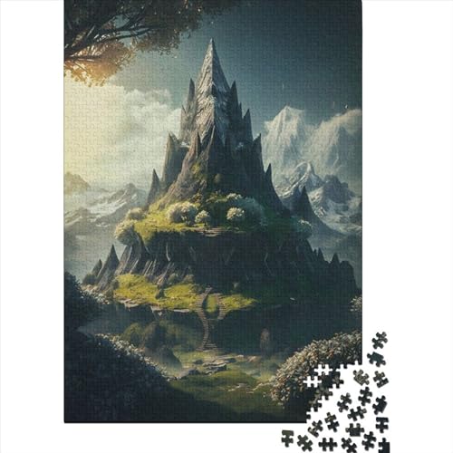 300-teiliger Steinturm für Kinder, schwierige Puzzles für Kinder, Familienaktivitäts-Puzzles, 300 Teile (40 x 28 cm), Familie von XJmoney