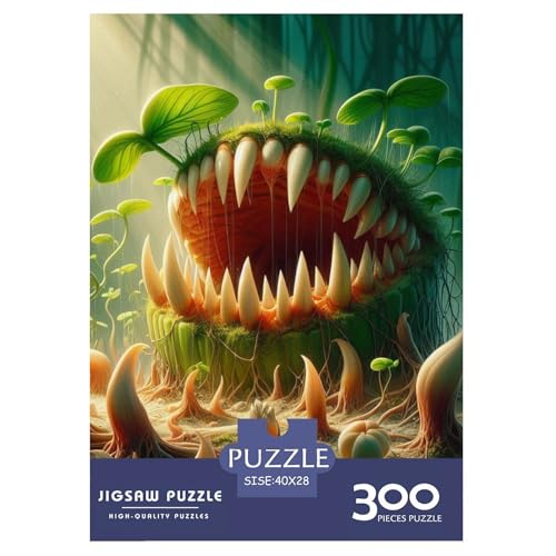 300-teiliges Big Mouth-Monster-Puzzle für Erwachsene, Puzzles für Erwachsene und Teenager, Erwachsene ab 14 Jahren, 300 Teile (40 x 28 cm) von XJmoney