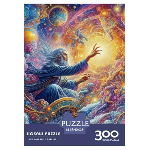 300-teiliges Fantasy-Gott-Puzzle für Erwachsene, Puzzles für Erwachsene und Teenager, Erwachsene ab 14 Jahren, 300 Teile (40 x 28 cm) von XJmoney