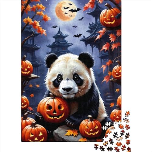 300-teiliges Puzzle für Erwachsene, Kunst-Tierpanda-Puzzle, Holzbrett-Puzzle für Kinder, schwierig und herausfordernd, 300 Teile (40 x 28 cm) von XJmoney