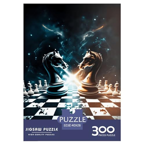 300-teiliges Schachuniversum-Puzzle für Erwachsene Teenager. Puzzles für Erwachsene und Teenager für Erwachsene ab 14 Jahren. 300 Teile (40 x 28 cm) von XJmoney