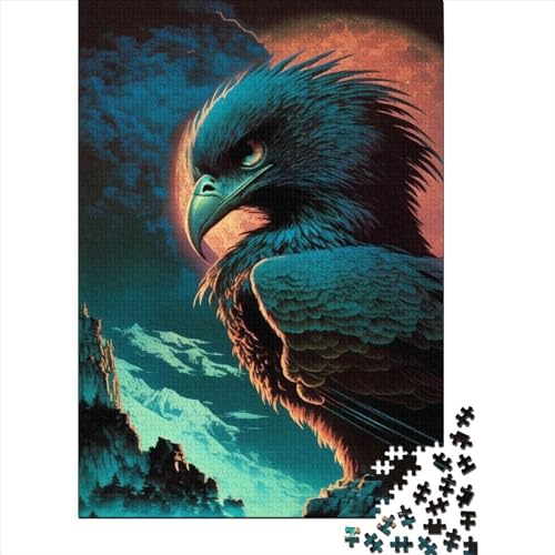 500 Teile „Adler1“ für Kinder, schwierige Puzzles für Kinder, Familienaktivitäts-Puzzles, 500 Teile (52 x 38 cm), Gelegenheits-Puzzlespiele, Raumdekorationen von XJmoney