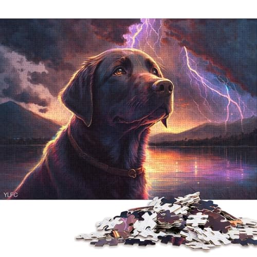 500-teiliges Puzzle „Labrador Dreams“, Puzzle für Kinder, Puzzle, Lernspiel für Kinder, 500 Teile (52 x 38 cm) von XJmoney