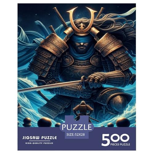 500-teiliges Schachmatt-Champion-Puzzle für Erwachsene, Puzzles für Erwachsene, Familienaktivität, Puzzles 500 Teile (52 x 38 cm) von XJmoney