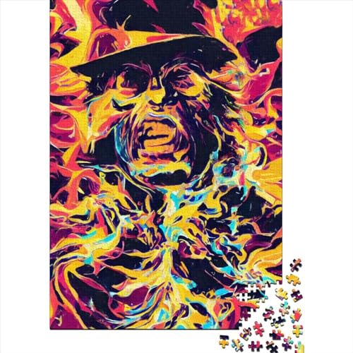 Angry Man 500-teiliges Puzzle für Erwachsene, 500-teiliges Holzpuzzle, Puzzle, Mitmachspiel, Familiendekoration, 500 Teile (52 x 38 cm) von XJmoney