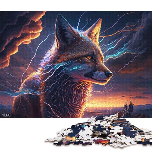 Art Dream Fox Puzzle 500 Teile Puzzle für Kinder, Denkspiel, Puzzlespielzeug für Kinder, 500 Teile (52 x 38 cm) von XJmoney