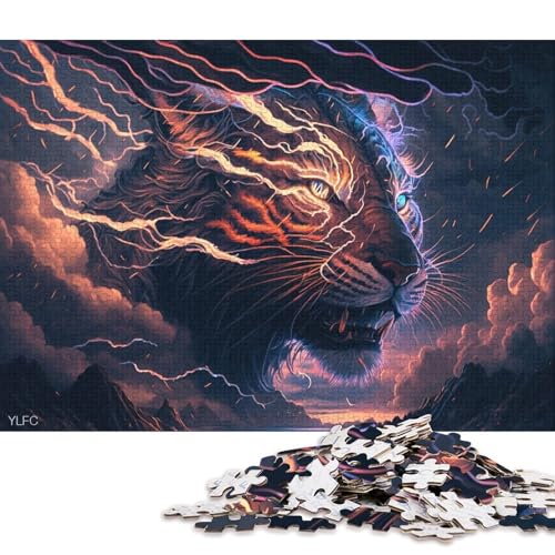 Art Dream Tiger-Puzzle für Kinder, 300 Teile, klassisches Puzzle, entspannendes, Puzzlespiel, Denksportaufgabe, 300 Teile (40 x 28 cm) von XJmoney