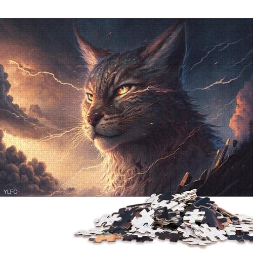 Art Lynx Puzzle 500 Teile, Puzzle für Kinder, Denkspiel, Puzzlespielzeug für Kinder, 500 Teile (52 x 38 cm) von XJmoney